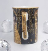 CARMANI - 1990 Gustav Klimt  - Der Kuss - nero Kaffeetasse in Geschenkbox