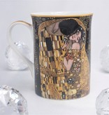 CARMANI - 1990 Gustav Klimt  - Der Kuss - nero Kaffeetasse in Geschenkbox