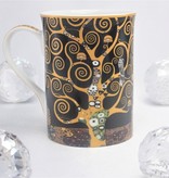 DELUXE by MJS Gustav Klimt  - Lebensbaum   Kaffeetasse in Geschenkbox