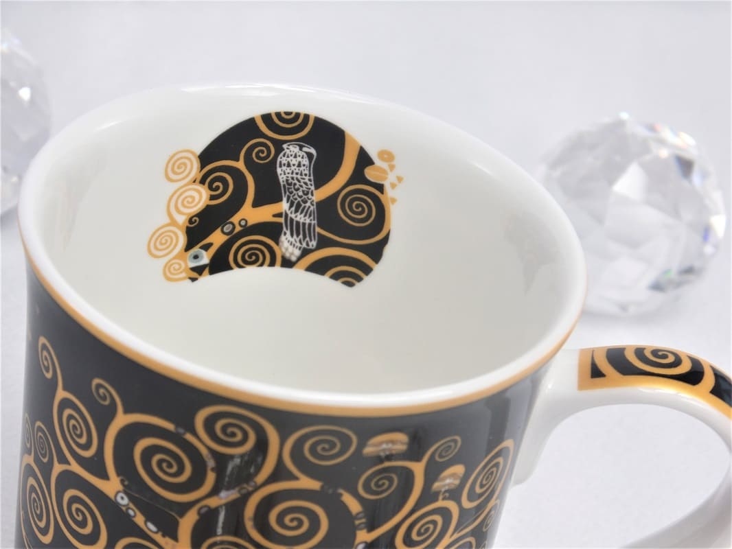 DELUXE by MJS Gustav Klimt - Tree of Life coffee cup in gift box