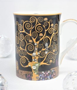 DELUXE by MJS Gustav Klimt - Lebensbaum   - Kaffeetasse