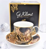 DELUXE by MJS Gustav Klimt - The Kiss Coffee Cup Set in Gift Box