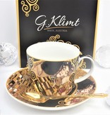 DELUXE by MJS Gustav Klimt - Der Kuss- Kaffeetasse Set in Geschenkbox