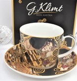 DELUXE by MJS Gustav Klimt - Der Kuss- Kaffeetasse Set in Geschenkbox