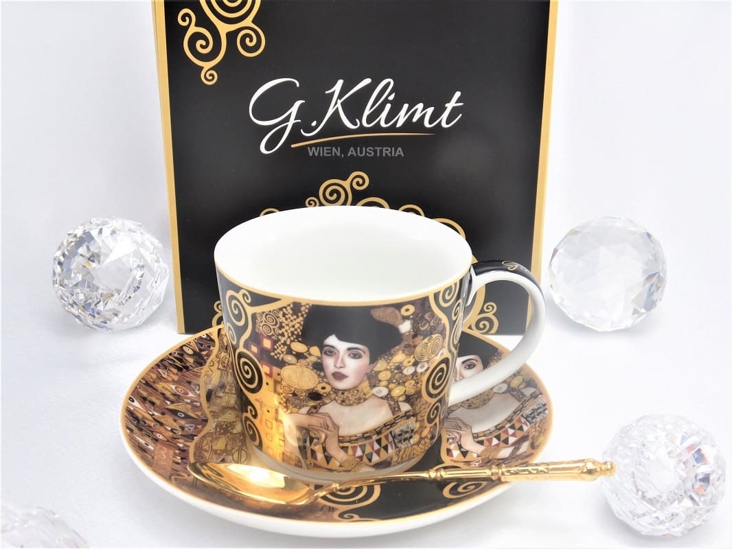 DELUXE by MJS Gustav Klimt - Adele Bloch Bauer - Coffee Cup Set