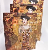 CARMANI - 1990 Gustav Klimt - Adele / The Kiss - Gift bag XL in brown