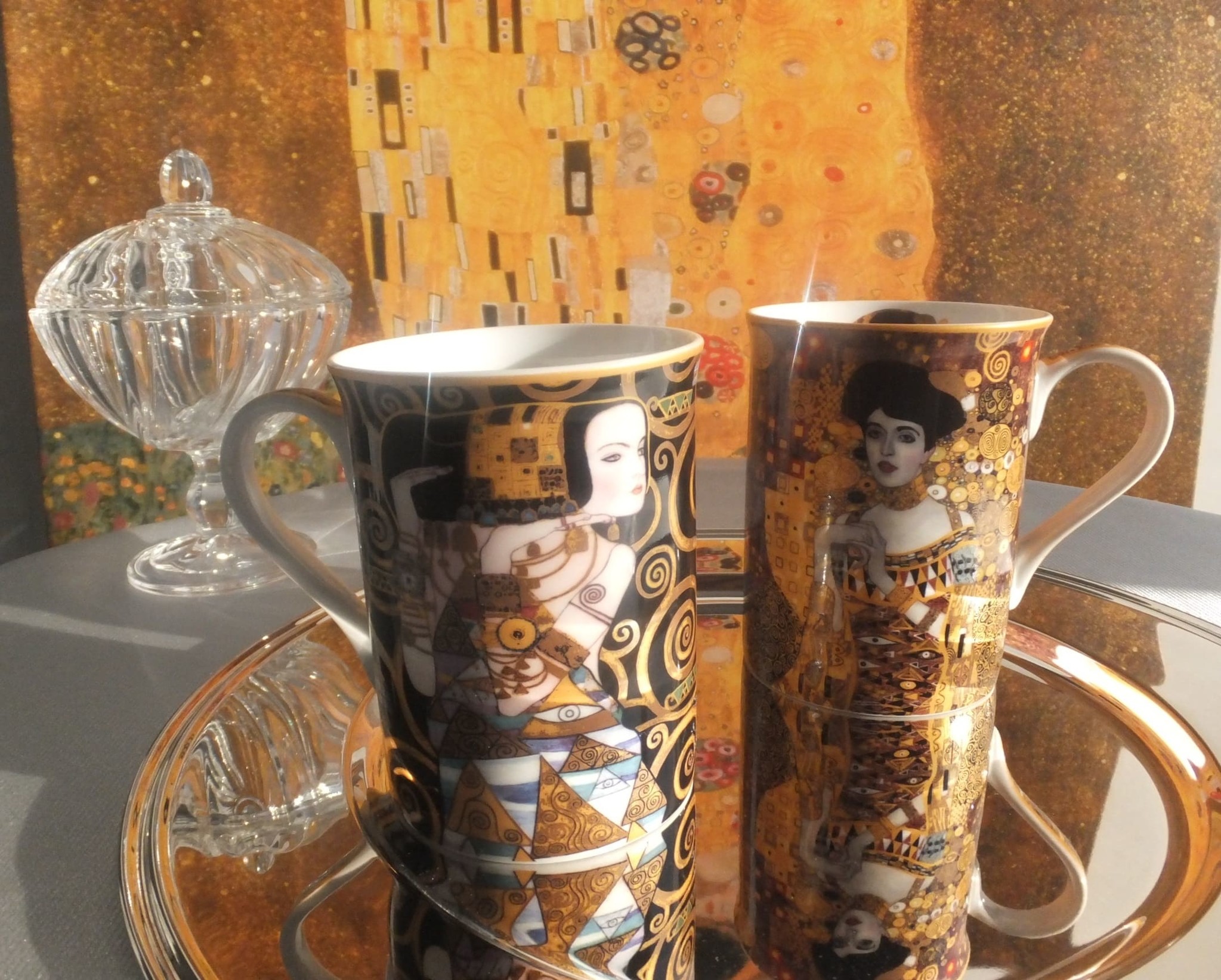 DELUXE by MJS Gustav Klimt - Adele Bloch Bauer - Kaffeetasse  in  Geschenkbox