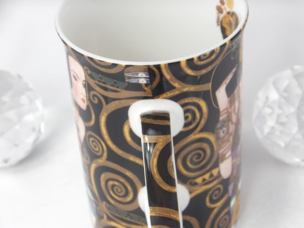 DELUXE by MJS Gustav Klimt - Expectation - Coffee cup in gift box