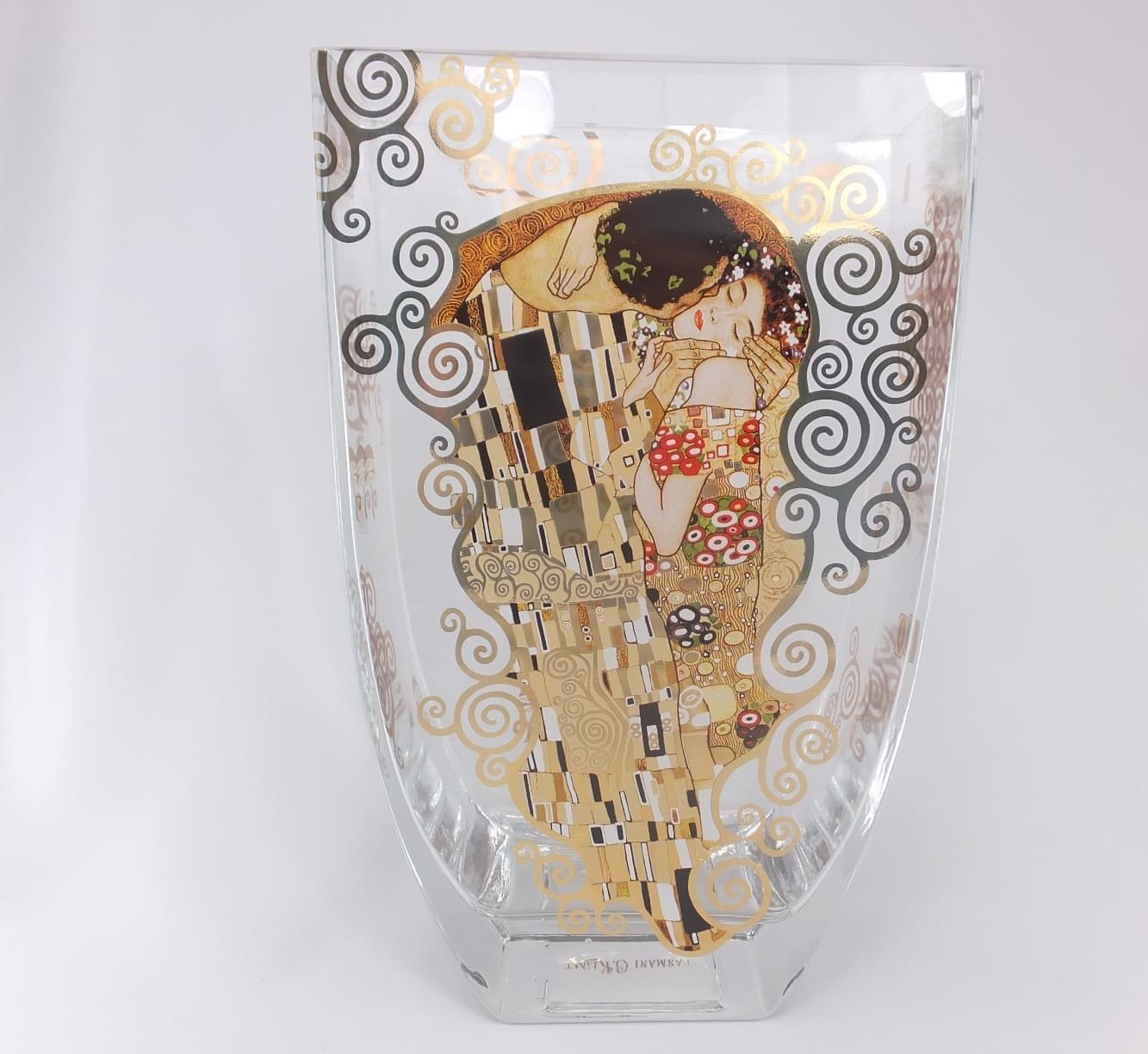 CARMANI - 1990 Gustav Klimt - The Kiss - Vase / Glass Vase I