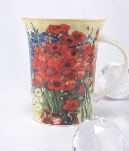 CARMANI - 1990 Van Gogh - Margeriten und Mohnblumen -Kaffeetasse X