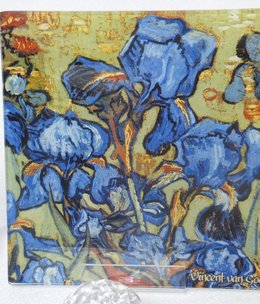 CARMANI - 1990 Van Gogh - Irises - glass plate