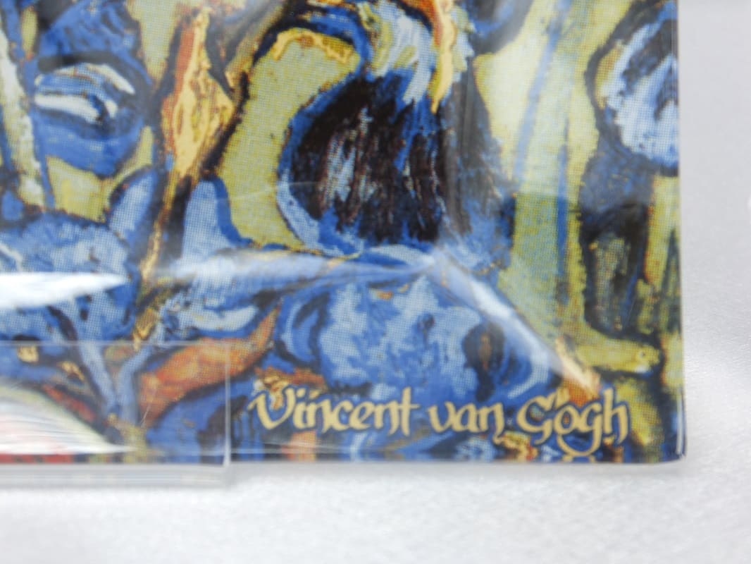 CARMANI - 1990 Vincent van Gogh - Glass plate - 13 x 13 cm -Irises