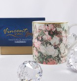 CARMANI - 1990 Vincent van Gogh - Vase mit Rosen- Kaffeetasse &  Geschenkbox