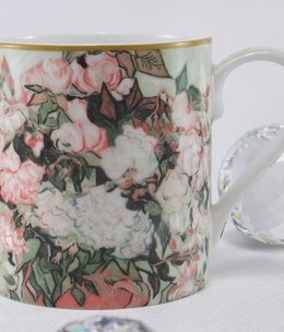 CARMANI - 1990 Van Gogh - Vase mit Rosen - Kaffeetasse