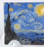 CARMANI - 1990 Vincent van Gogh - Starry Night - Glass plate 13 x 13 cm