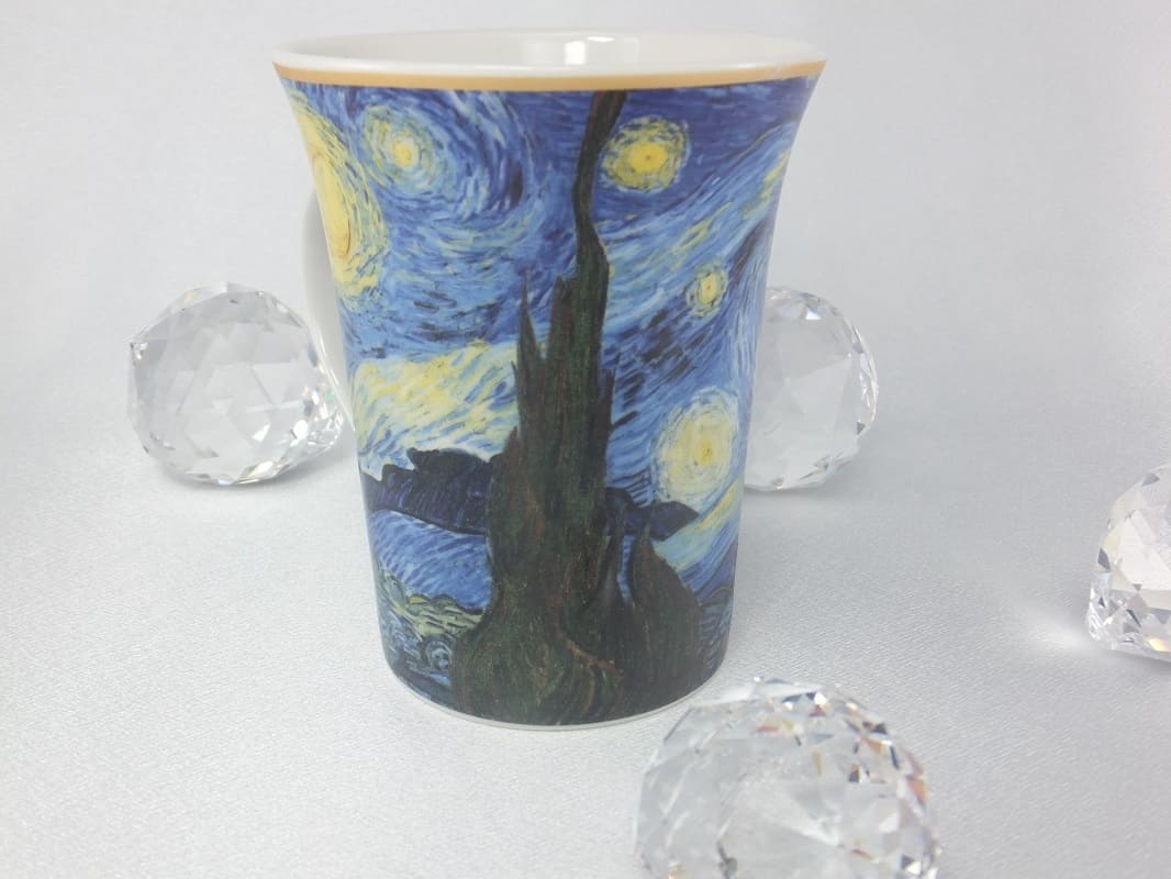 CARMANI - 1990 Vincent van Gogh - Sternennacht -Kaffeetasse in Geschenkbox