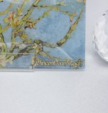 CARMANI - 1990 Vincent van Gogh - Glass plate - Almond tree 13 x 13 cm