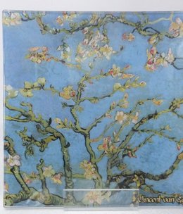 CARMANI - 1990 Van Gogh - glass plate - almond tree