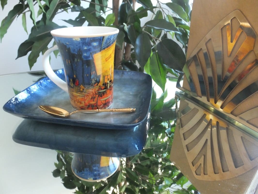 CARMANI - 1990 Vincent van Gogh - Das Nachtcafé  - Kaffeetasse in Geschenkbox