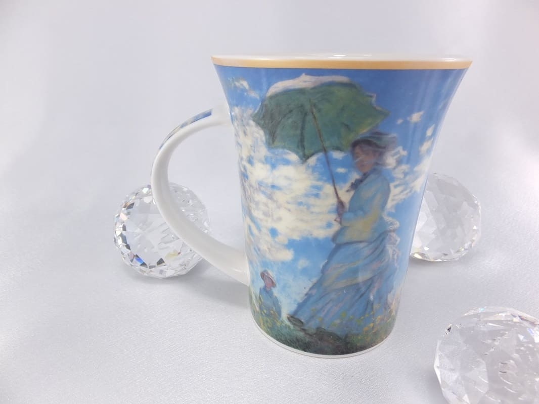 CARMANI - 1990 Claude Monet - walk - coffee cup in gift box