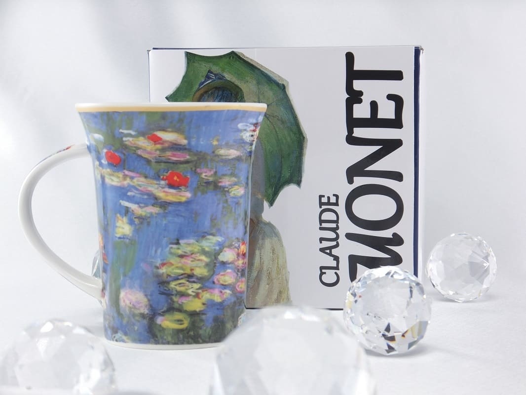 CARMANI - 1990 Claude Monet - Seerosen - Kaffeetasse in Geschenkbox