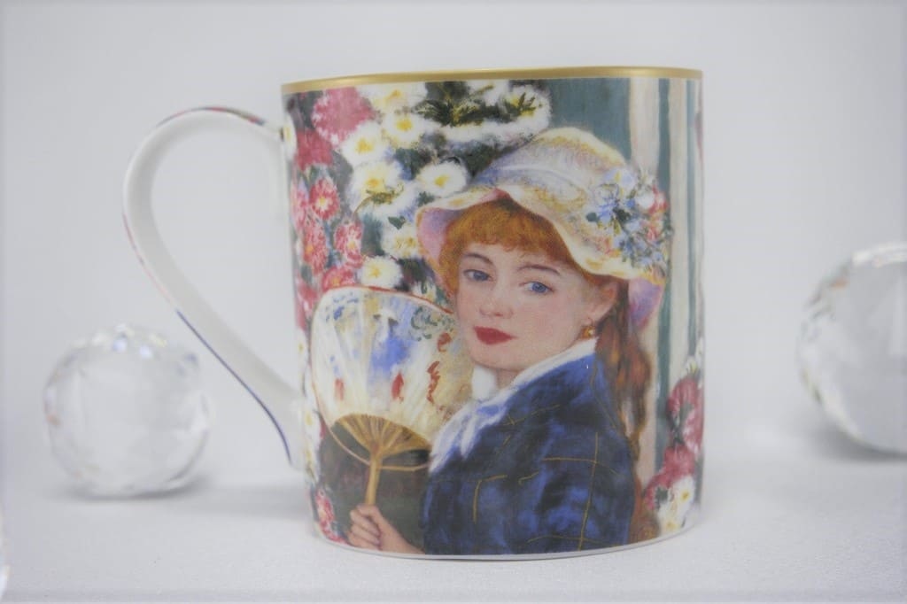 CARMANI - 1990 Pierre - Auguste Renoir - Woman with the fan - coffee cup