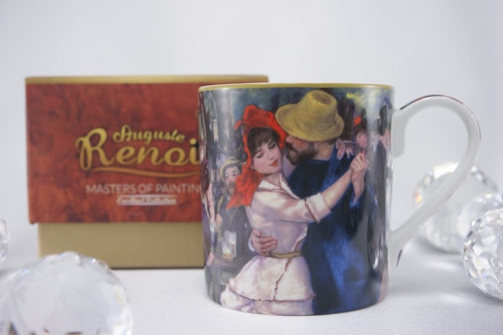 CARMANI - 1990 Pierre -Auguste Renoir - Bal in Le Moulin de La Galette coffee cup in gift box