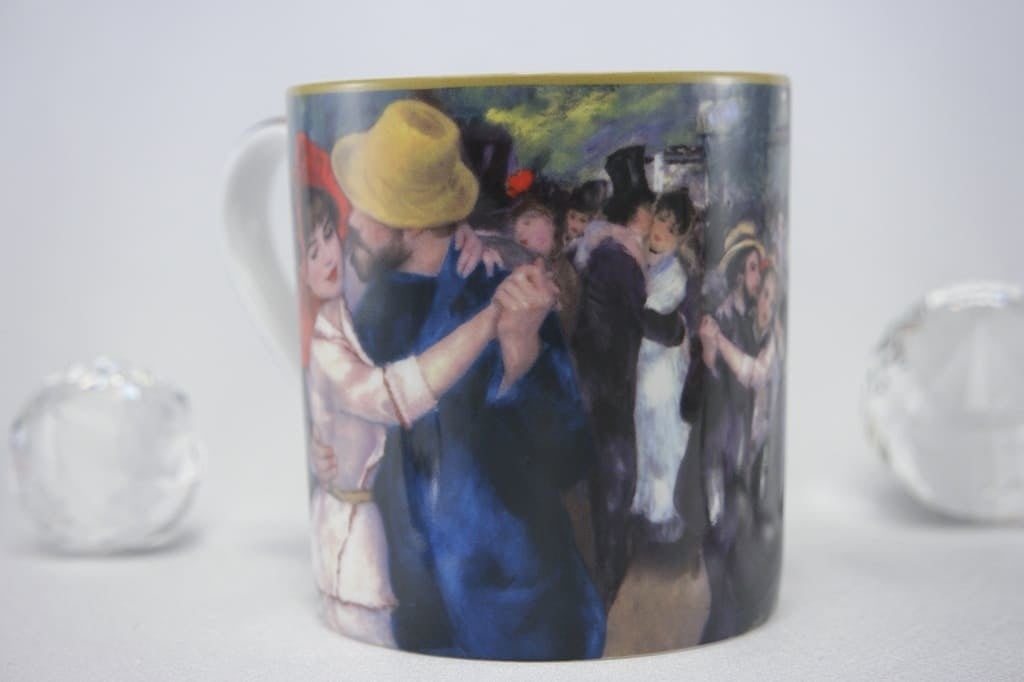 CARMANI - 1990 Pierre -Auguste Renoir dance in Bougivall - coffee cup in gift box