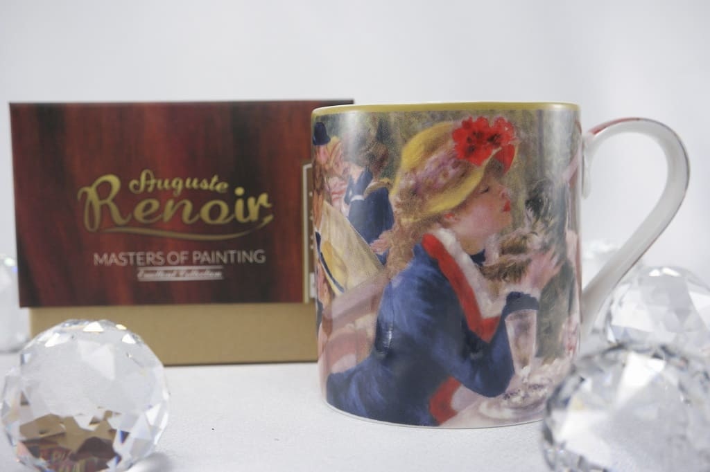 CARMANI - 1990 Pierre -Auguste Renoir - Das Frühstück der Ruderer - Kaffeetasse in Geschnekbox