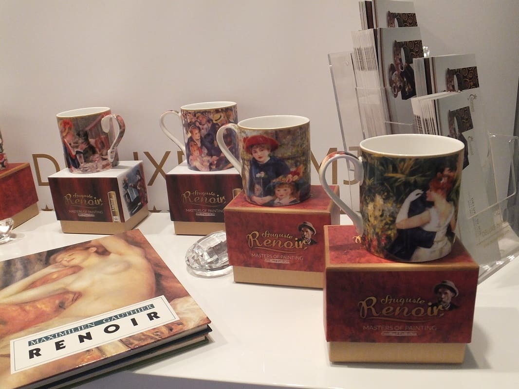 CARMANI - 1990 Pierre -Auguste Renoir - Das Frühstück der Ruderer - Kaffeetasse in Geschnekbox
