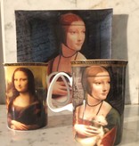 CARMANI - 1990 Leonardo da Vinci - lady with the ermine - decoration plate