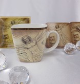 CARMANI - 1990 Leonardo da Vinci - Vitruvian Porcelain Cup in Fine bone China