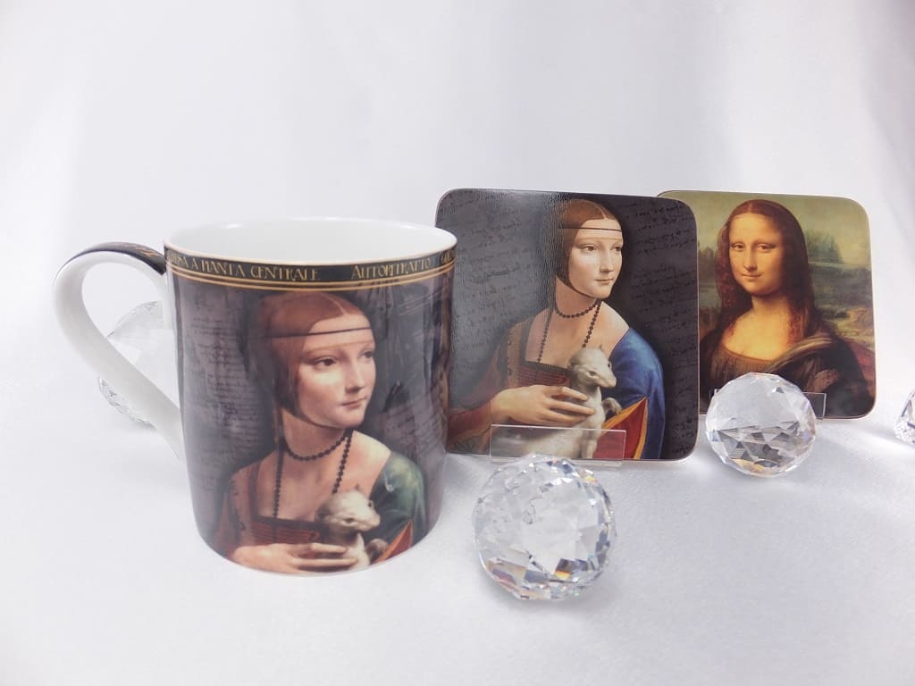 CARMANI - 1990 Leonardo da Vinci - Porcelain Cups in Fine Bone China