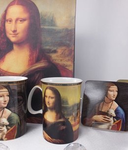 CARMANI - 1990 Leonardo da Vinci - Coffee Mugs -Mona Lisa