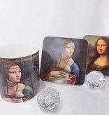 CARMANI - 1990 Leonardo da Vinci - Porcelain Cup - Lady with an Ermine