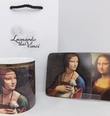 CARMANI - 1990 Leonardo da Vinci - Porcelain Cup - Lady with an Ermine