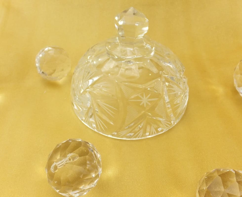 Julia - 1842  Crystal glass CARAT - butter dish