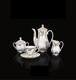 Cmielow - 1790 Glamor XII coffee service for 6 persons with gold decoration