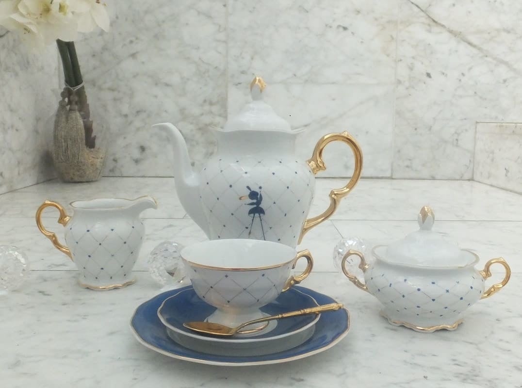 CRISTOFF -1831 Marie - Josée - Coffee service for 6 persons