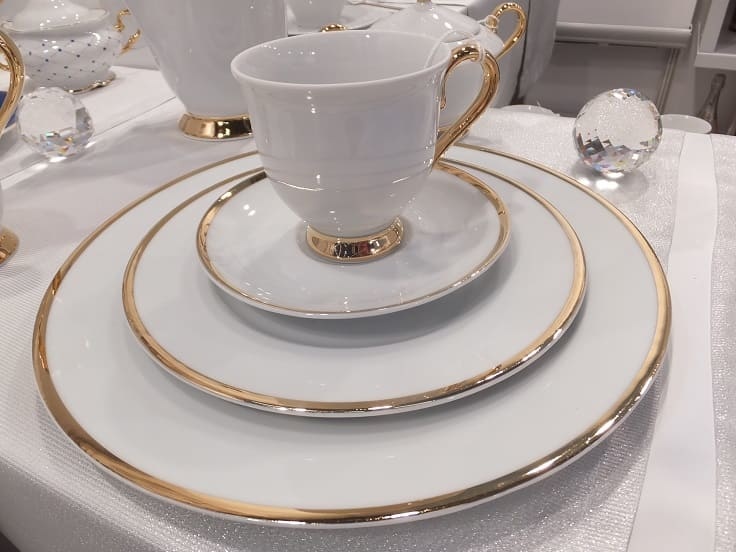 CRISTOFF -1831 Marie - Julie - Gold ★ Coffee service for 6 persons