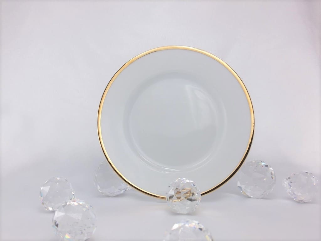 CRISTOFF -1831 Marie - Julie - Gold ★ Porcelain plate