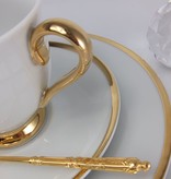 CRISTOFF -1831 Marie - Julie - Gold ★ Porcelain Cup & Saucer