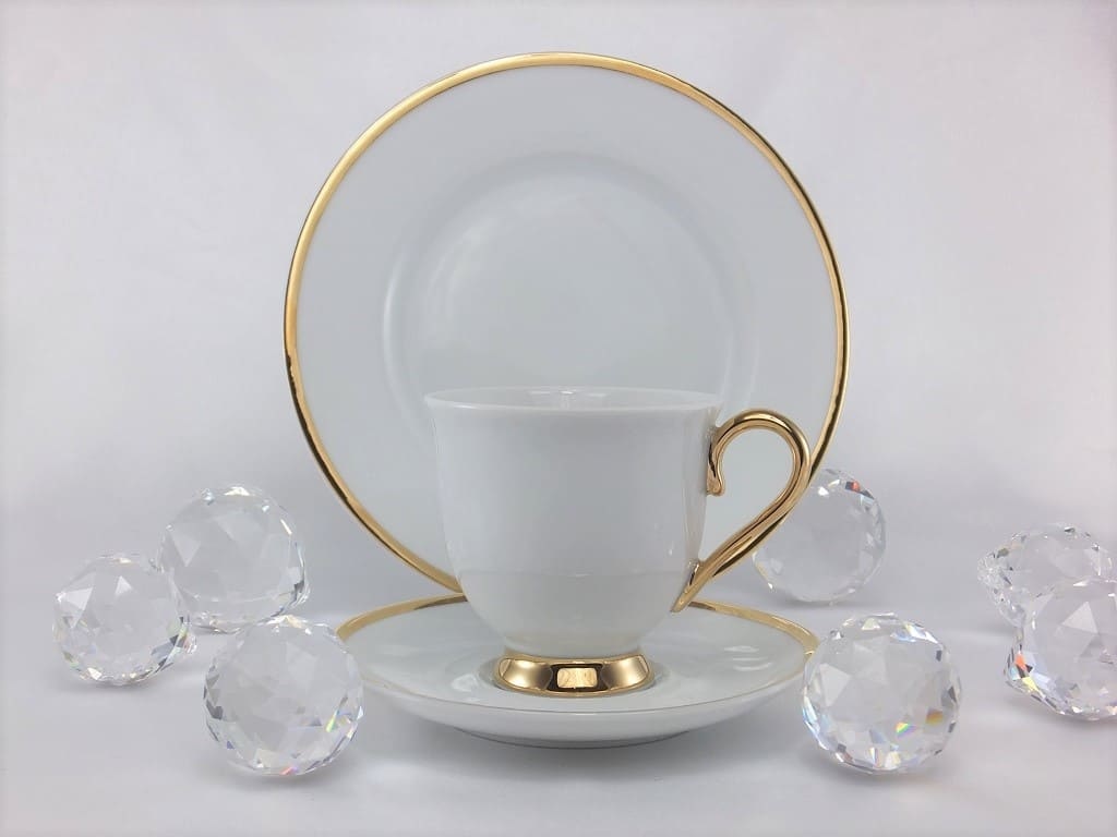 CRISTOFF -1831 Marie - Julie - Gold ★ Porcelain Cup & Saucer