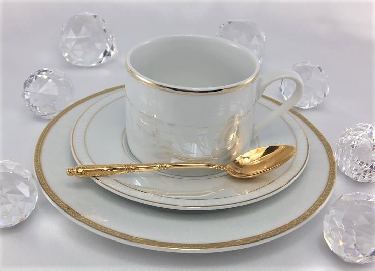 CRISTOFF -1831 Marie - Joelle - Lustre  Kaffeeservice für 6 Personen