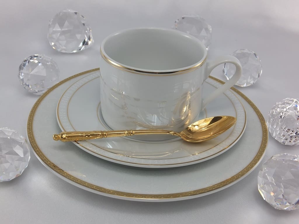 CRISTOFF -1831 Marie - Joelle - Luster Cup & Saucer