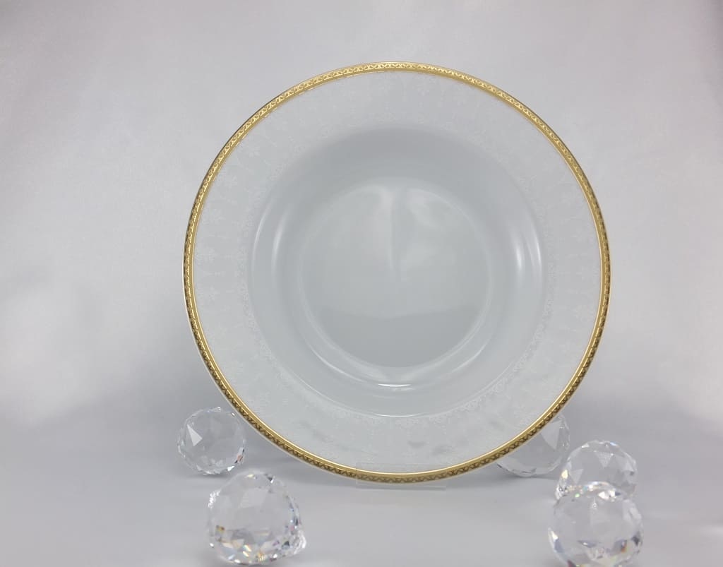 CRISTOFF -1831 Marie - Jeanne - Gold Porcelain Plate