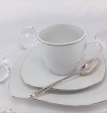 CRISTOFF -1831 Marie - Christine - Platinum - Cup & saucer