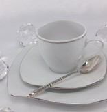 CRISTOFF -1831 Marie - Christine - Platinum - Cup & saucer