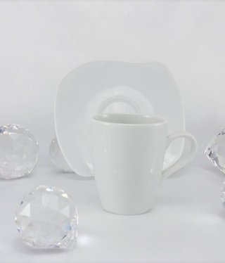 CRISTOFF -1831 Marie - Christine - white - cup & saucer
