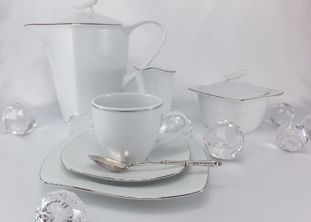 CRISTOFF -1831 Marie - Christine Platin - Coffee service for 6 persons